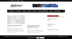 Desktop Screenshot of geisternews.de